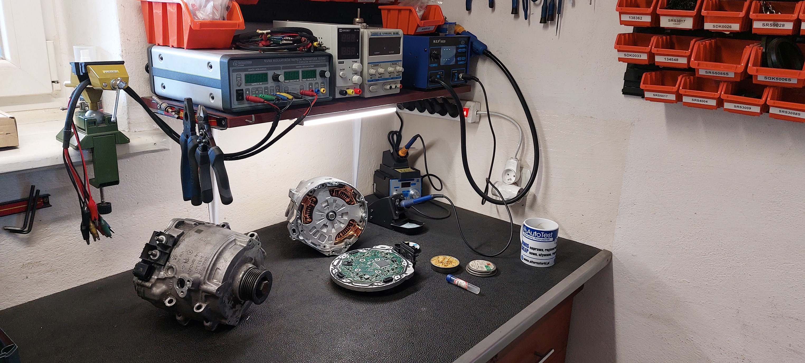 Tester alternatorów i rozruszników onyx